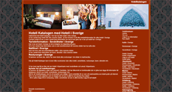 Desktop Screenshot of hotellkatalogen.se