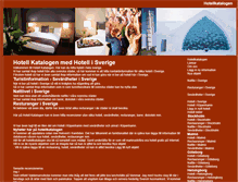 Tablet Screenshot of hotellkatalogen.se